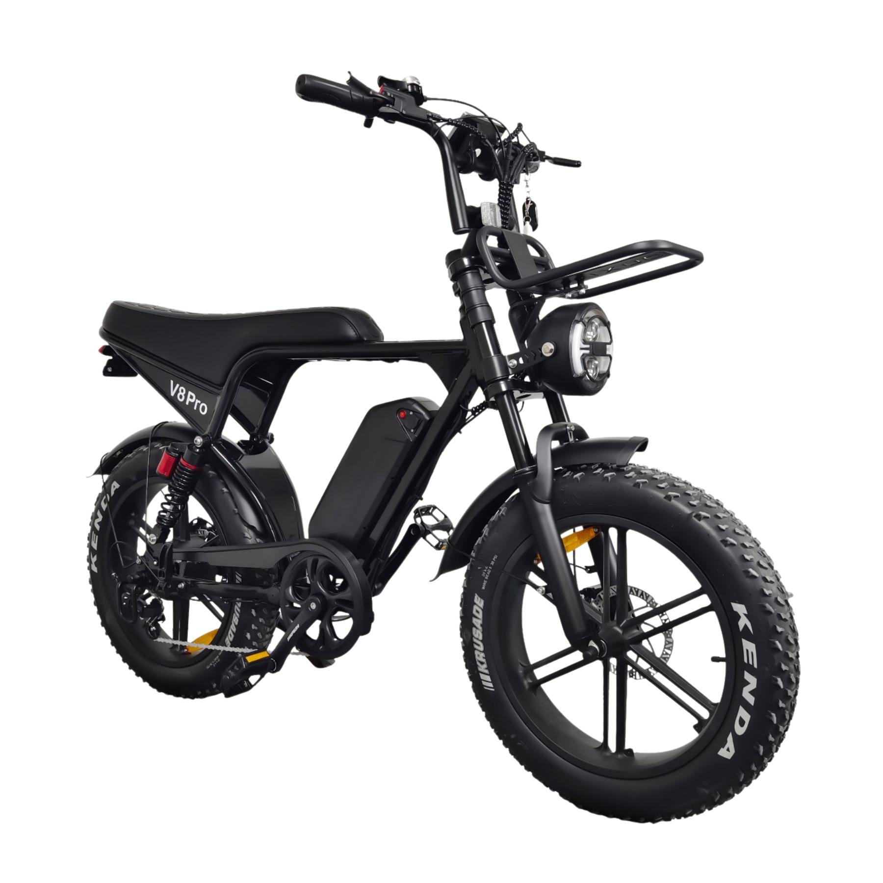 OUXI V8 Pro Plus 2027 – Zwart – 30Ah – Tot 120 km Actieradius – GPS, App & Slot 